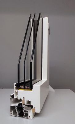 Sezione tecnica serramento X2 – dettaglio nodo – Archimede Infissi